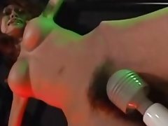 Petite asian teen amefungwa na toyed